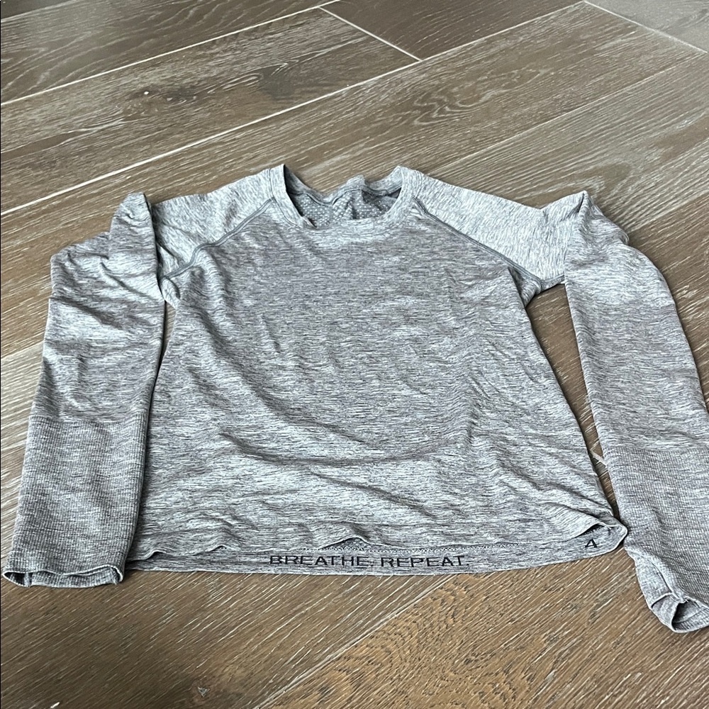 Lululemon Athletica Gray Long Sleeve Swiftly Tee
